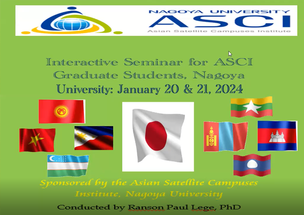 NEWS Nagoya University Asian Satellite Campuses Institute